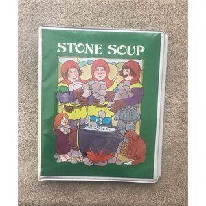 Vintage Troll Associates 1981 Audio Cassette and Stone Soup Book